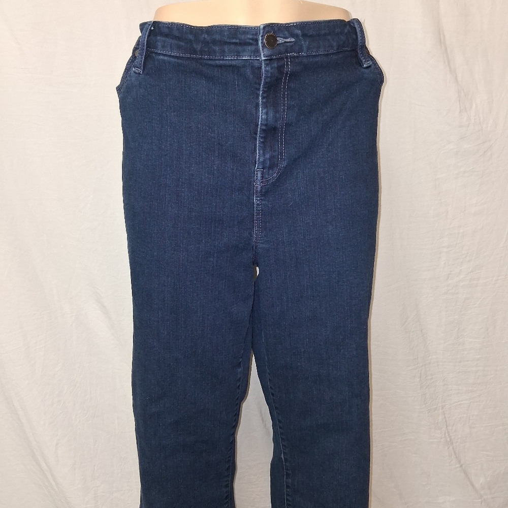 Buffalo David Bitton  Women Size 18/38 Dark Blue Flare Jeans - Picture 6 of 16